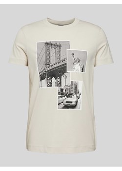 T-shirt z okrągłym dekoltem ze sklepu Peek&Cloppenburg  w kategorii T-shirty męskie - zdjęcie 173553569