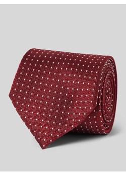 Krawat z detalem z logo ze sklepu Peek&Cloppenburg  w kategorii Krawaty - zdjęcie 173553635