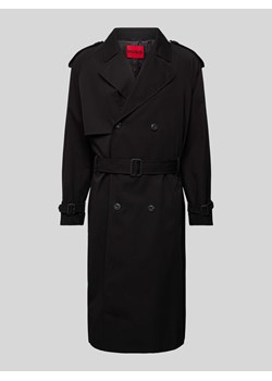Płaszcz z kołnierzem z połami model ‘Merlyn’ ze sklepu Peek&Cloppenburg  w kategorii Płaszcze męskie - zdjęcie 173553668