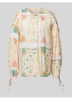 Bluzka z kwiatowym nadrukiem ze sklepu Peek&Cloppenburg  w kategorii Bluzki damskie - zdjęcie 173553767