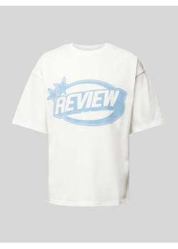 T-shirt o kroju oversized z nadrukiem z logo ze sklepu Peek&Cloppenburg  w kategorii T-shirty męskie - zdjęcie 173553785