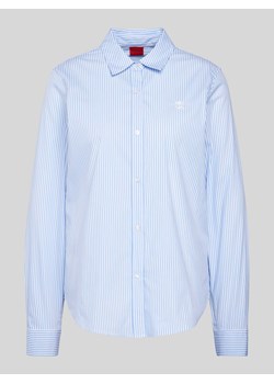 Bluzka koszulowa ze wzorem w paski model ‘THE ESSENTIAL’ ze sklepu Peek&Cloppenburg  w kategorii Koszule damskie - zdjęcie 173553838