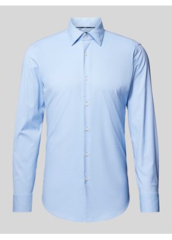 Koszula biznesowa o kroju slim fit z kołnierzykiem typu kent model ‘Hank’ ze sklepu Peek&Cloppenburg  w kategorii Koszule męskie - zdjęcie 173553869