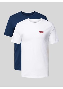 T-shirt z nadrukiem z logo w zestawie 2 szt. ze sklepu Peek&Cloppenburg  w kategorii Podkoszulki męskie - zdjęcie 173553878