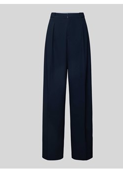 Spodnie materiałowe o kroju regular fit z zakładkami w pasie model ‘Tansura’ ze sklepu Peek&Cloppenburg  w kategorii Spodnie damskie - zdjęcie 173553886