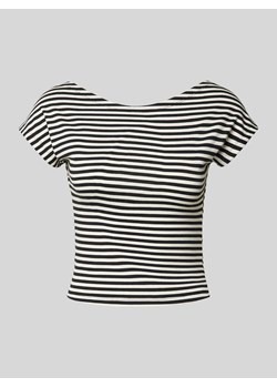 T-shirt z dekoltem w łódkę ze sklepu Peek&Cloppenburg  w kategorii Bluzki damskie - zdjęcie 173553887