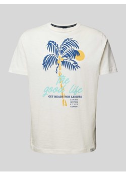 T-shirt z nadrukiem z motywem i napisem ze sklepu Peek&Cloppenburg  w kategorii T-shirty męskie - zdjęcie 173553899