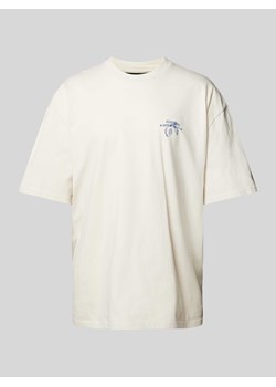 T-shirt o kroju oversized z nadrukiem z logo model ‘GORET’ ze sklepu Peek&Cloppenburg  w kategorii T-shirty męskie - zdjęcie 173553948