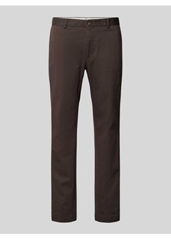 Chinosy o kroju slim fit ze szlufkami na pasek model ‘Hank’ ze sklepu Peek&Cloppenburg  w kategorii Spodnie męskie - zdjęcie 173553958