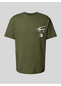 T-shirt o kroju Regular Fit z nadrukiem z logo ze sklepu Peek&Cloppenburg  w kategorii T-shirty męskie - zdjęcie 173554035