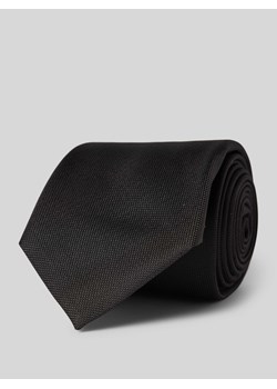 Krawat z detalem z logo ze sklepu Peek&Cloppenburg  w kategorii Krawaty - zdjęcie 173554036