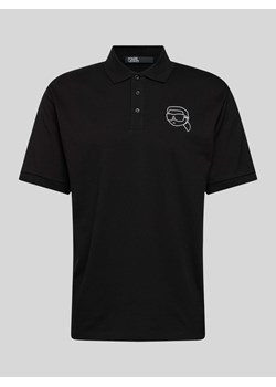 Koszulka polo z nadrukiem z logo ze sklepu Peek&Cloppenburg  w kategorii T-shirty męskie - zdjęcie 173554128