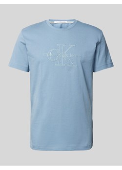 T-shirt z okrągłym dekoltem ze sklepu Peek&Cloppenburg  w kategorii T-shirty męskie - zdjęcie 173554156