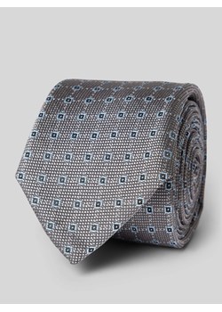 Krawat z detalem z logo ze sklepu Peek&Cloppenburg  w kategorii Krawaty - zdjęcie 173554199