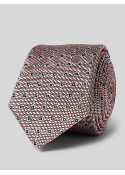 Krawat z detalem z logo ze sklepu Peek&Cloppenburg  w kategorii Krawaty - zdjęcie 173554248