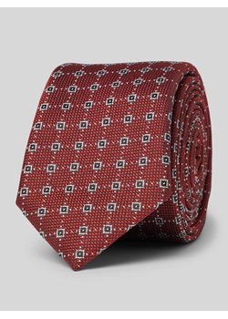 Krawat ze wzorem na całej powierzchni ze sklepu Peek&Cloppenburg  w kategorii Krawaty - zdjęcie 173554257