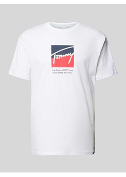 T-shirt o kroju Regular Fit z nadrukiem z logo ze sklepu Peek&Cloppenburg  w kategorii T-shirty męskie - zdjęcie 173554298
