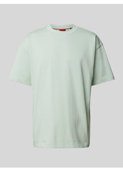 T-shirt z detalem z logo model ‘Dplanitee’ ze sklepu Peek&Cloppenburg  w kategorii T-shirty męskie - zdjęcie 173554345