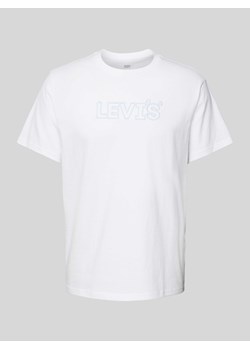 T-shirt o kroju relaxed fit z wyhaftowanym logo ze sklepu Peek&Cloppenburg  w kategorii T-shirty męskie - zdjęcie 173554369