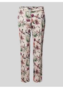 Spodnie o kroju slim fit z paskiem ze sklepu Peek&Cloppenburg  w kategorii Spodnie damskie - zdjęcie 173554399