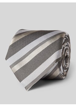 Krawat z detalem z logo ze sklepu Peek&Cloppenburg  w kategorii Krawaty - zdjęcie 173554459