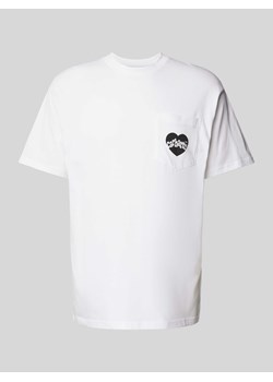 T-shirt z nadrukiem z logo model ‘AMOUR’ ze sklepu Peek&Cloppenburg  w kategorii T-shirty męskie - zdjęcie 173554485