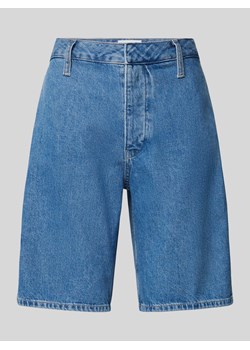 Szorty jeansowe z prostą nogawką i szlufkami na pasek model ‘90’ ze sklepu Peek&Cloppenburg  w kategorii Szorty - zdjęcie 173554565