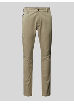 Chinosy o kroju skinny fit z kieszeniami z tyłu ze sklepu Peek&Cloppenburg  w kategorii Spodnie męskie - zdjęcie 173554657