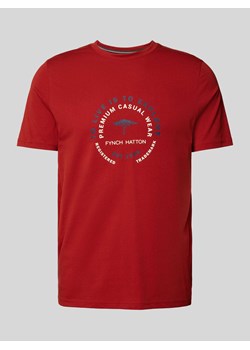T-shirt z nadrukiem z logo ze sklepu Peek&Cloppenburg  w kategorii T-shirty męskie - zdjęcie 173554727