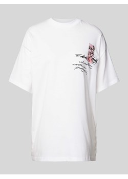 T-shirt z nadrukiem z motywem i logo ze sklepu Peek&Cloppenburg  w kategorii Bluzki damskie - zdjęcie 173554779