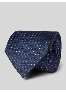 Krawat z detalem z logo ze sklepu Peek&Cloppenburg  w kategorii Krawaty - zdjęcie 173554848