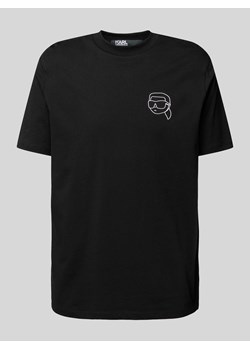 T-shirt z nadrukiem z logo ze sklepu Peek&Cloppenburg  w kategorii T-shirty męskie - zdjęcie 173554875