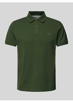 Koszulka polo z wyhaftowanym logo ze sklepu Peek&Cloppenburg  w kategorii T-shirty męskie - zdjęcie 173554967