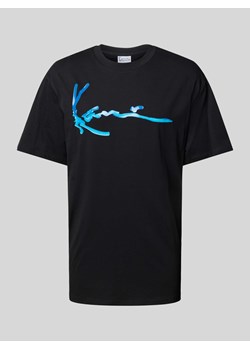 T-shirt z nadrukiem z logo model ‘Water’ ze sklepu Peek&Cloppenburg  w kategorii T-shirty męskie - zdjęcie 173555036