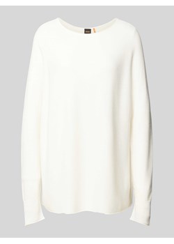 Sweter z dzianiny z okrągłym dekoltem model ‘Falandina’ ze sklepu Peek&Cloppenburg  w kategorii Swetry damskie - zdjęcie 173555055