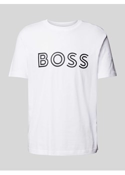 T-shirt z nadrukiem z logo ze sklepu Peek&Cloppenburg  w kategorii T-shirty męskie - zdjęcie 173555065