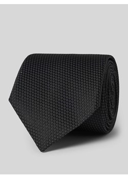 Krawat z detalem z logo ze sklepu Peek&Cloppenburg  w kategorii Krawaty - zdjęcie 173555129