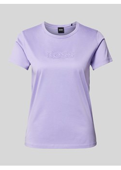 T-shirt z wyhaftowanym logo model ‘Eventsa’ ze sklepu Peek&Cloppenburg  w kategorii Bluzki damskie - zdjęcie 173555148