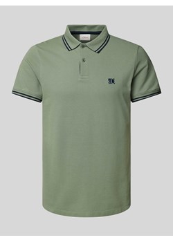 Koszulka polo z nadrukiem z logo ze sklepu Peek&Cloppenburg  w kategorii T-shirty męskie - zdjęcie 173555165