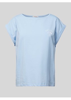 T-shirt z wyhaftowanym logo ze sklepu Peek&Cloppenburg  w kategorii Bluzki damskie - zdjęcie 173555286