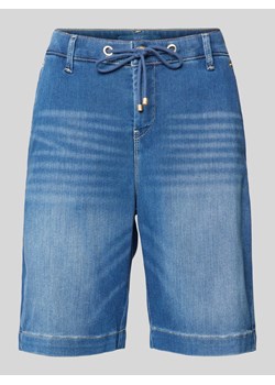 Szorty jeansowe o kroju regular fit z tunelem model ‘Jogg`n Short’ ze sklepu Peek&Cloppenburg  w kategorii Szorty - zdjęcie 173555308