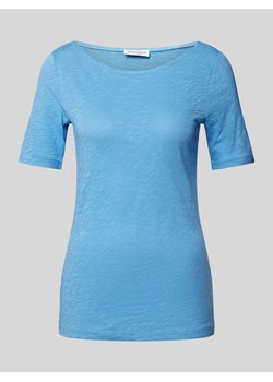 T-shirt z dekoltem w łódkę ze sklepu Peek&Cloppenburg  w kategorii Bluzki damskie - zdjęcie 173555507