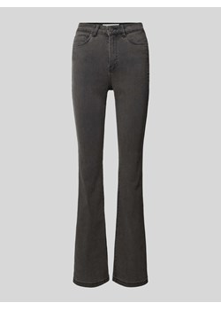 Jeansy o kroju slim fit z poszerzaną nogawką i 5 kieszeniami model ‘SALLIE’ ze sklepu Peek&Cloppenburg  w kategorii Jeansy damskie - zdjęcie 173555555