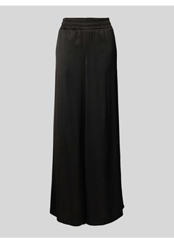 Spodnie materiałowe z szeroką nogawką i elastycznym pasem model ‘CEILING’ ze sklepu Peek&Cloppenburg  w kategorii Spodnie damskie - zdjęcie 173555669