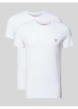 T-shirt z nadrukiem z logo model ‘CALEB’ ze sklepu Peek&Cloppenburg  w kategorii Podkoszulki męskie - zdjęcie 173555707