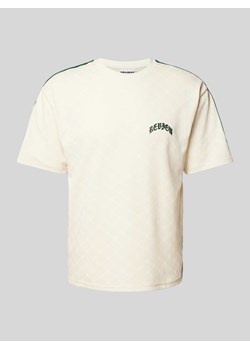 T-shirt z nadrukiem z logo ze sklepu Peek&Cloppenburg  w kategorii T-shirty męskie - zdjęcie 173555759