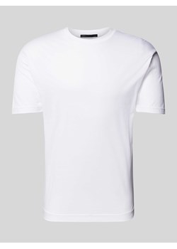 T-shirt z prążkowanym,okrągłym dekoltem model ‘GILBERD’ ze sklepu Peek&Cloppenburg  w kategorii T-shirty męskie - zdjęcie 173555776