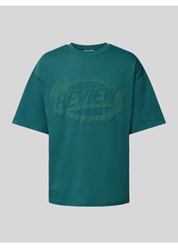T-shirt o kroju oversized z nadrukiem z logo ze sklepu Peek&Cloppenburg  w kategorii T-shirty męskie - zdjęcie 173555827