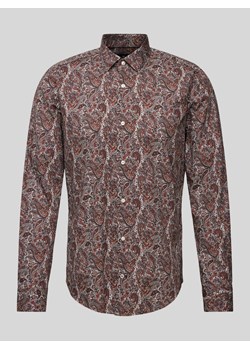 Koszula biznesowa o kroju regular fit z kołnierzykiem typu kent ze sklepu Peek&Cloppenburg  w kategorii Koszule męskie - zdjęcie 173555839