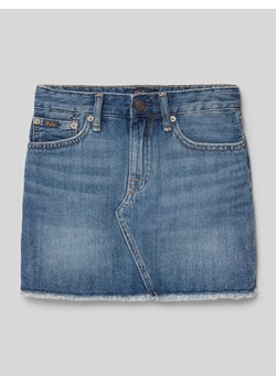 Spódnica jeansowa z naszywką z logo ze sklepu Peek&Cloppenburg  w kategorii Spódnice dziewczęce - zdjęcie 173556015